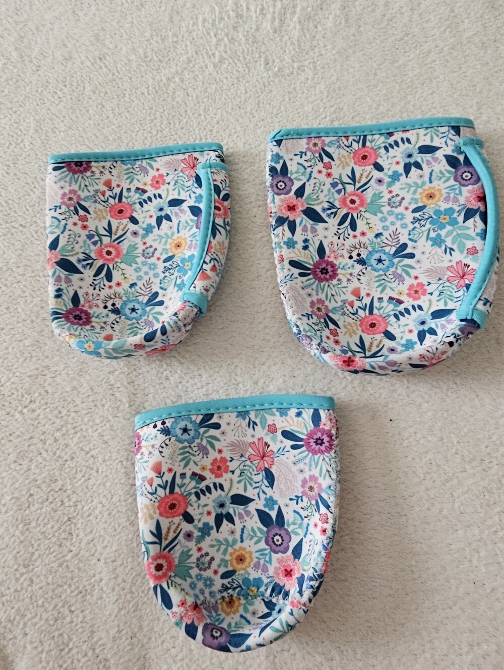 3 Cup Sleeve For Cold Beverages Insulated 2 With Handles